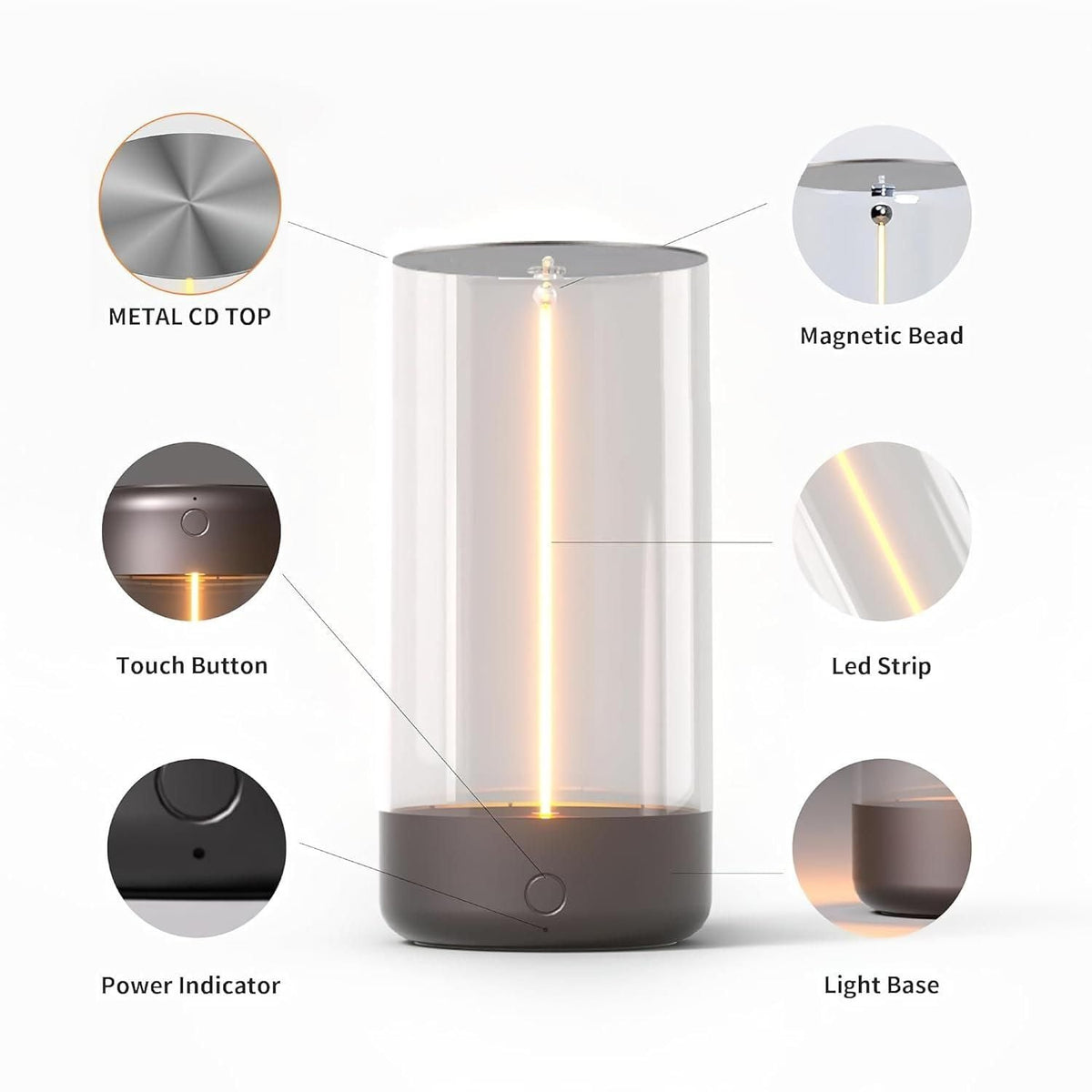 Bendable Magnetic Lamp