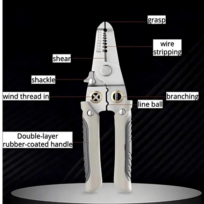 GripLoxio™ Multi-functional Wire Stripper & Cutter